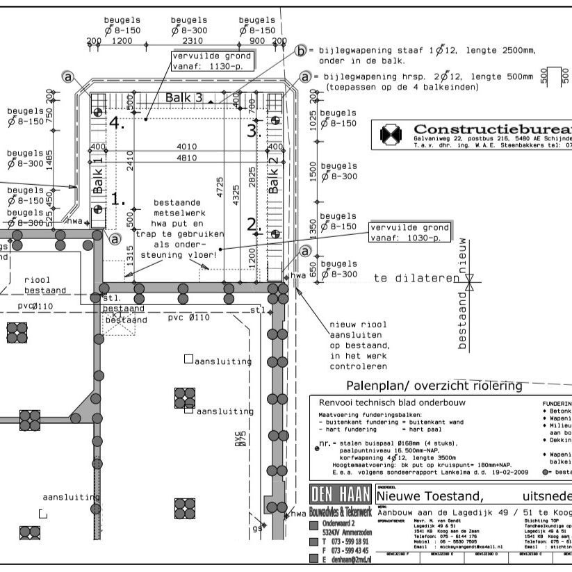 Technische tekening | Bouwplanmakers
